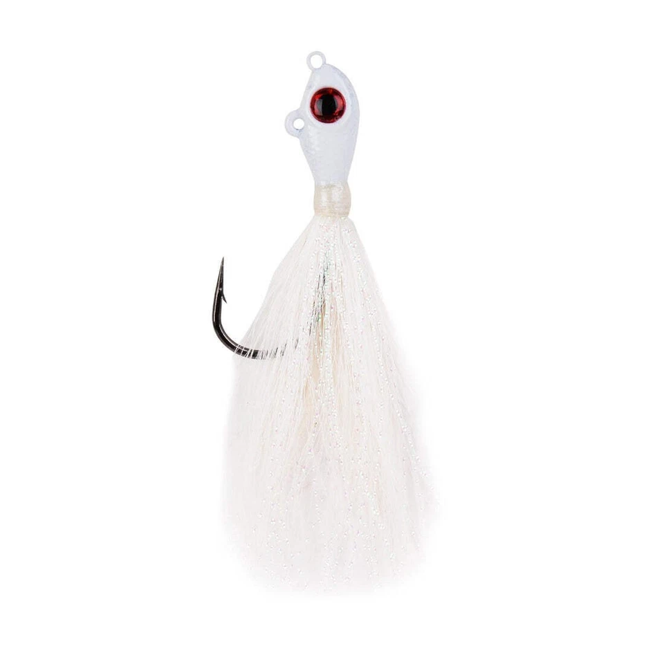 Mustad Big Eye Bucktail Jig - 1 oz. (White) - Image 1 of 1