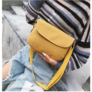 Moda Cartera Pequeña Bolso de Lona Informal Bandolera Bolsos para Mujeres Mensajero - Imagen 1 de 12