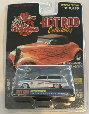 Литой под давлением универсал Studebaker Racing Champions Hot Rod '51 1:64, MISP (B12) - Изображение 1 из 2