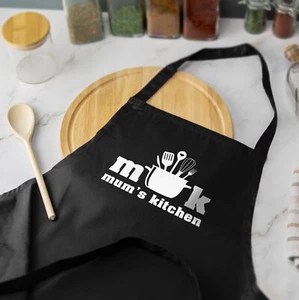 Personalised Kitchen Pot Apron Baking Custom Name Home Cooking Chef Colours - Picture 1 of 10