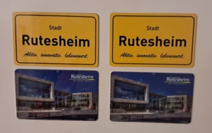 Pinnwand Magnettafel Rutesheim Kühlschrank Tafel Whiteboard (8,6 x 5,5 cm) - Bild 1 von 3