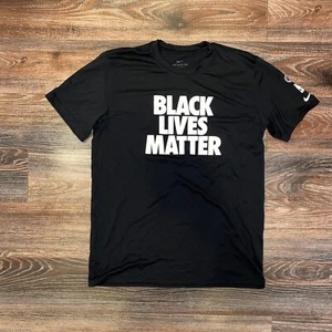 Nike NBA Team Issued Black Lives Matter Shirt LARGE 918833-010 - Picture 1 of 6