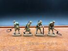 Handpainted 1/72 Scale Wwii Soviet Mine Clearance Team 4soliders Model**6108 