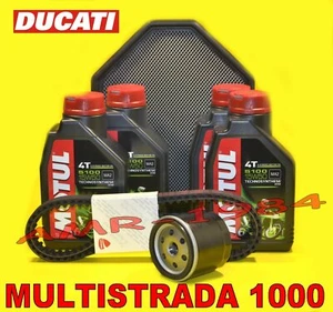 DUCATI MULTISTRADA 1000 DS KIT TAGLIANDO + MOTUL 5100 15W50 con CINGHIE +FILTRI  - Imagen 1 de 1