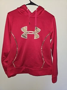 Women's Medium Red Under Armour Hoodie - Picture 1 of 2