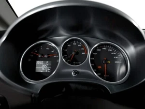 Fits Seat Leon II 2005-2012 3-Teilig Poliert Aluminium Tachoringe Tacho Ringe - Foto 1 di 8