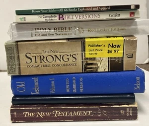 Lot Of 8 Vintage Religious/Spiritual/Bible/New Testament Books - Picture 1 of 2