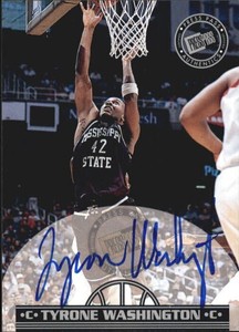 1999 Press Pass Authentics Autographs #28 Tyrone Washington