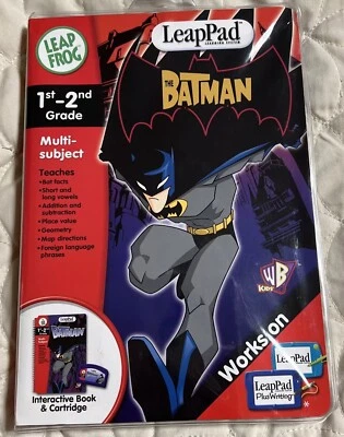 LeapPad The Batman Interactive Book & Cartridge 1st-2nd Grade Leapfrog - Image 1 of 4