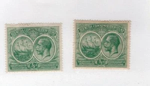 Bermuda (MK7842,A) # 56.107 Sehr guter Erhaltungszustand 1,11/2p SEAL OF COLONY // SOUTH SHORE CV 20 $ - Bild 1 von 1