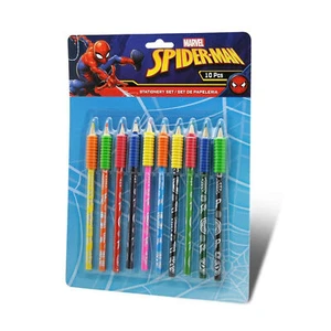 Marvel Spiderman Official 10pcs Kids Stationery Set School Material 2031 - Picture 1 of 1