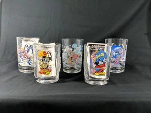 Lot of 5 Disney McDonald's Anniversary Glasses - 2000 Universal Animal Kingdom - Picture 1 of 6