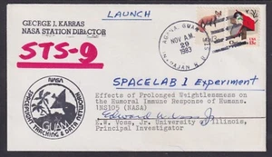 Edward W. Voss, Jr., Principal Investigator 1NS105 NASA, signed STS-9 Launch - Picture 1 of 1
