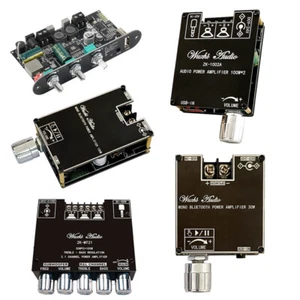 ZK-1001U ZK-1001B ZK-MT21 Bluetooth Power Amplifier Board Mono/ Dual Channel Amp - Picture 1 of 67