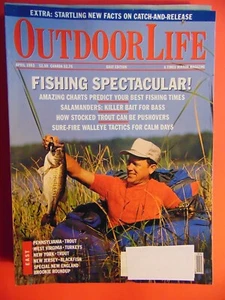 OUTDOOR LIFE Magazine April 1993 Fishing Spectacular - Picture 1 of 1