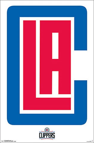 Los Angeles CLIPPERS Official NBA Basketball Team Logo 22x34 Wall POSTER Cover