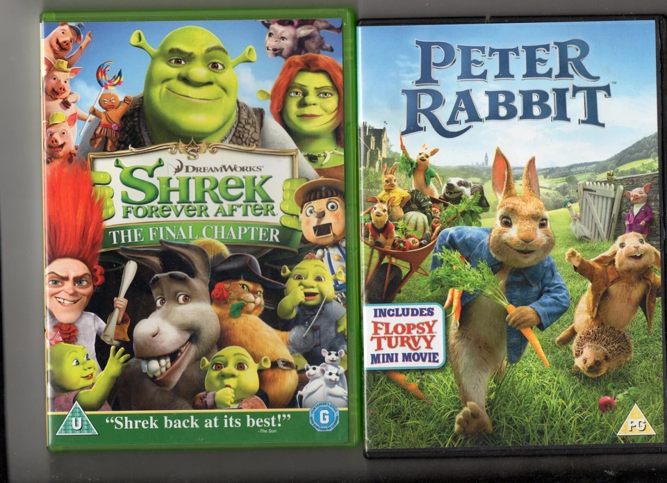 Shrek Forever After & Peter Rabbit (DVDs) - Image 1 of 1