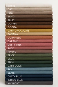 Linen Fabric by the Yard – Premium linen for Sewing, Home Décor & Dresses fabric - Picture 1 of 27