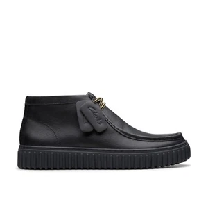 Clarks Torhill Hi de cuero negro para hombre 26178264 - Imagen 1 de 7