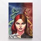 Red Sonja Poster Canvas Comic Book Art Print #1066