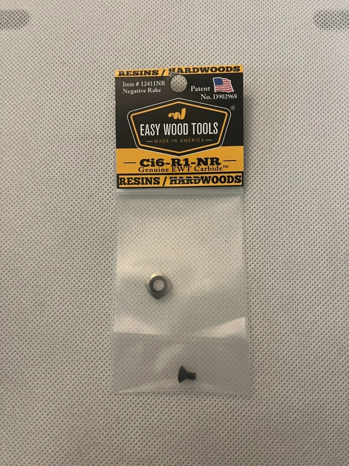 EASY WOOD TOOLS 12411NR Ci6-R1-NR CARBIDE CUTTER  NEW - Image 1 of 1