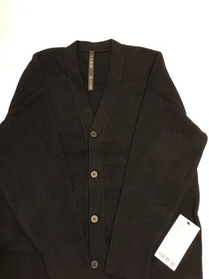 LULULEMON MENS CARDIGAN - WOOL BLEND - SIZE: L - COLOR: BLACK - NEW WITH TAGS - Image 1 of 3