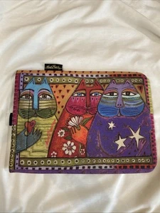 Laurel Burch Cat Padded Tablet Case 11.25” L X 8.5”H Excellent Condition Clean! - Picture 1 of 7
