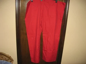 Pantalones Exfoliantes Harriton Rojo Unisex Talla Grande y Alta Talla 4XL NUEVOS CON ETIQUETAS - Imagen 1 de 4