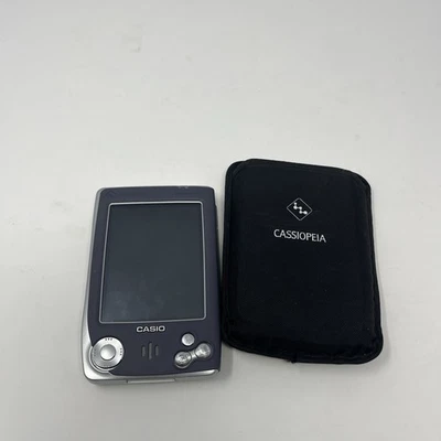 Casio Cassiopeia Handheld Portable Pocket Windows PC W/ Case Untested AS IS - Image 1 of 4