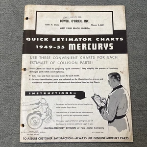 Gráficos de estimación rápida Mercurys 1949-55 - originales de Lincoln-Mercury - Imagen 1 de 9