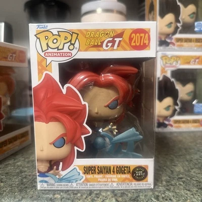 Funko Pop! Винил: Dragon Ball - Super Saiyan 4 Gogeta (Glow) (Chase) #2074 - Изображение 1 из 4