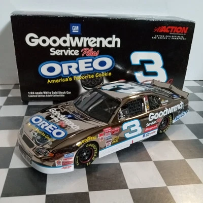 1/24 Action 2001 Dale Earnhardt Oreo GM дилеры хром один из 5000 - Изображение 1 из 4