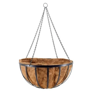 Garden Products CB65 Round Hanging Planter Basket with Coco Liner 24 Inch - Picture 1 of 5