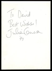 JULIAN LENNON signed album page | Rock/Pop star - autograph John's son - Picture 1 of 1