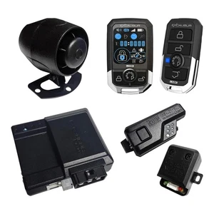EXCALIBUR ALARMS AL-1880-3D 2-WAY CAR ALARM REMOTE START w/ 3-COLOR LCD REMOTE - Picture 1 of 1