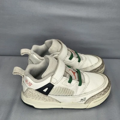 Niño pequeño 10C - Air Jordan Spizike Low 'Spizike Was Here' blanco negro verde Foto 1 de 4