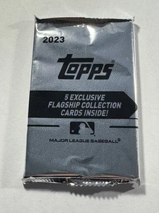 (1) 2023 Topps Flagship Collection Factory Sealed Pack Silver Pack From Box - Picture 1 of 2