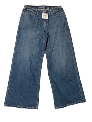 American Eagle Dreamy Drape Ultra Wide Leg Jean Low Rise Size 27w 4 Regular NEW - Image 1 of 4