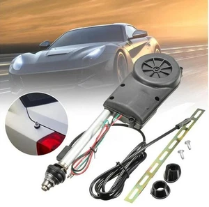 Universal 12V Car Automatic Radio Antenna Kit Signal Amplifier Retractable AM FM - Bild 1 von 19