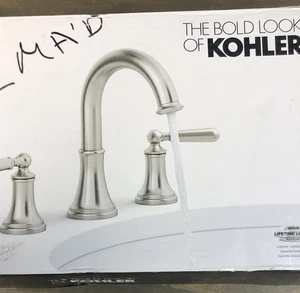 Kohler Capilano Widespread 2-Handle Bathroom Faucet  Vibrant Brushed Nickel - Bild 1 von 13