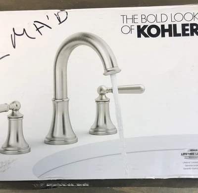 Kohler Capilano Widespread 2-Handle Bathroom Faucet  Vibrant Brushed Nickel - Image 1 of 4