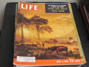 LIFE MAGAZINE 1959 APRIL 6 HOW THE WEST WAS ONE - Foto 1 di 1
