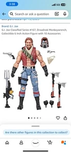 G.I. Joe Classified Monkeywrench Cobra action figure (PRE-ORDER) Hasbro - Picture 1 of 3