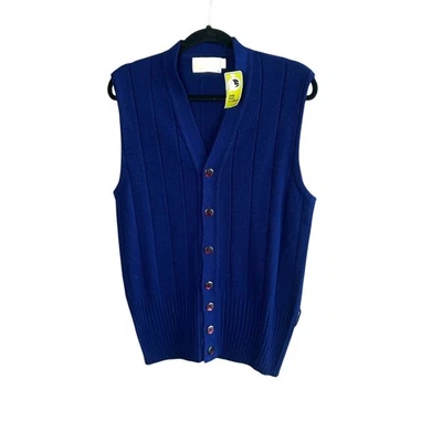 Pebble Beach of California Vintage Men's Dad Cardigan Sweater Vest Size Large - Image 1 of 4