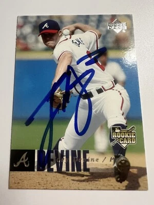 2006 Upper Deck Joey Devine Atlanta Braves Signed Autographed #42 (A90) - Image 1 of 4