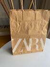 ZARA Medium store  Paper bag  ...Used Once