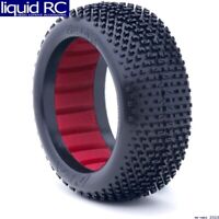NEW AKA 1//10 BUGGY TIRES 2 EVO CHAIN LINK Rr ULTRA SOFT W//INSERT FREE US SHIP