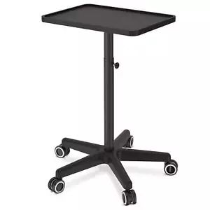 Wooden Rolling Salon Tray, Tattoo Tray, Adjustable Height -Lightning Deals - Picture 1 of 6