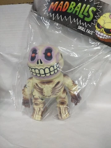 Mad Balls VCD SKULL FACE  MEDICOM TOY New With Header Card Cover