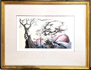 Signed Lithograph - "Thursday" by Charles Bragg, W/ Certificate of Authenticity - Picture 1 of 6
